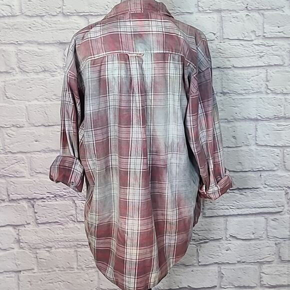 Reworked/upcycled flannel shirt - Picture 3 of 7